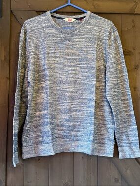 Men's Heathered Gray Crewneck Sweater - Casual Knit Pullover